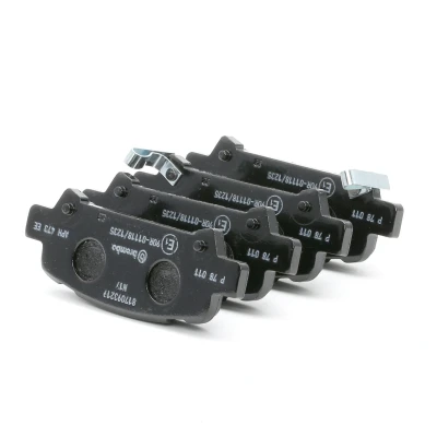 Abbildung von BREMBO P 78 011 Bremsbelagsatz mit akustischer Verschleißwarnung ohne Zubehör SUBARU: Forester II, Impreza II Saloon, Estate
