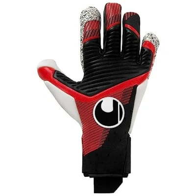 Abbildung von uhlsport Powerline Supergrip+ Flex HN Fußball Torwarthandschuhe für Kinder und Erwachsene Unisex Torhüter Handschuhe mit Absolutgrip Supergrip Haftschaum