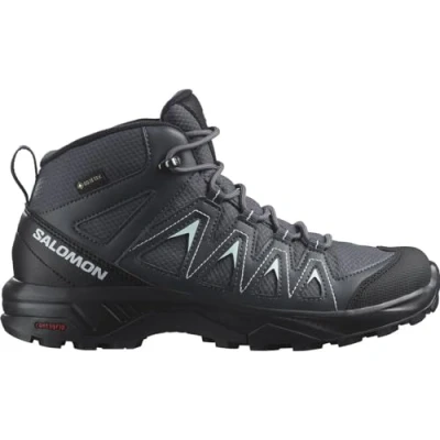 Abbildung von Salomon X Braze Mid Gore Tex Damen Wander Wasserdichte Schuhe, Hiking Basics, Sportliches Design, Vielseitiger Einsatz, Ebony, 40