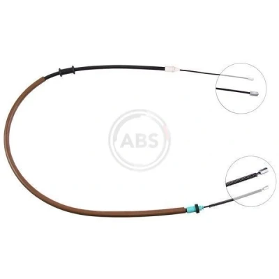 Abbildung von A.B.S. K15638 Handbremsseil 1442 Trommelbremse für Links /Rechtslenker RENAULT: Kangoo II / Grand Kangoo, I Express,