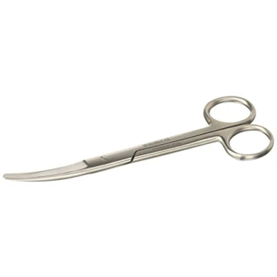 Abbildung von Gima Gebogene Chirurgische Schere, Spitze/Stumpfe Ende, Länge 16 cm, aus Edelstahl