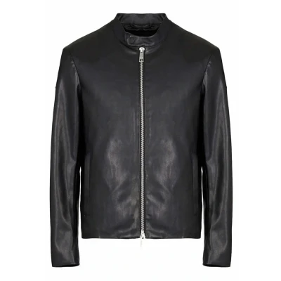Abbildung von Armani Exchange Kunstlederjacke, Herren, Größe: Medium, Nero