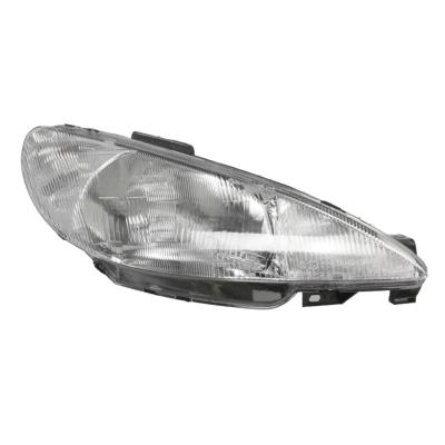 Abbildung von VAN WEZEL 4028962 Scheinwerfer rechts H4 weiß mit Blinklicht für Rechtsverkehr ohne Stellmotor LWR P43t PEUGEOT: 206 Hatchback kfzteile, mister
