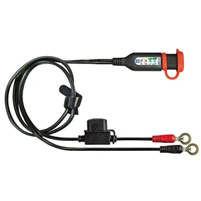 Abbildung von OptiMate TecMate Monitor O 128, Permanente Batterieleitung mit integriertem Batteriestatus /Ladesystem für 12V Bleiakkus