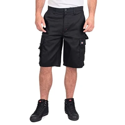 Abbildung von Lee Cooper Workwear Klassische Cargo Shorts für Herren, Marineblau, 40W