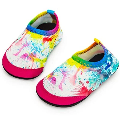Abbildung von Yorgou Baby Strandschuhe Schwimmschuhe Badeschuhe Wasserschuhe Schnelltrocknende Aquaschuhe rutschfest Barfuss Schuh für Kinder Beach Pool