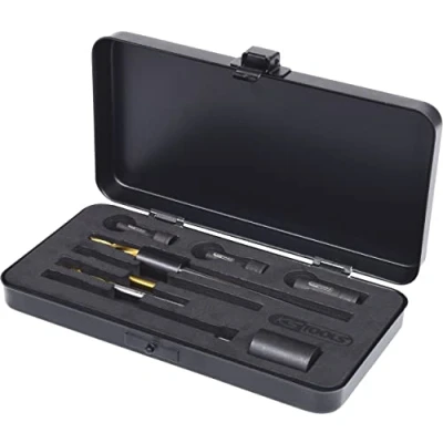 Abbildung von KS Tools 152.1030 Universal Glühkerzen Ausbohrsatz M10 x 1, 8 tlg.