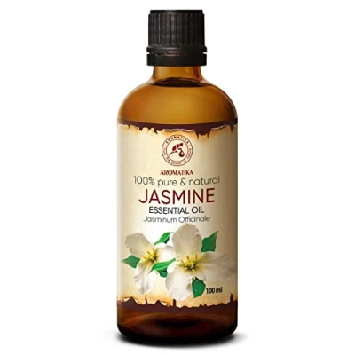 Abbildung von Ätherisches Öl Jasmine 100ml Oleoresin Jasminum Officinale Aromatherapie für Diffusers &amp; Duftlampen Duftöle Seifenherstellung Haut Haare Ätherische Öle Romantik