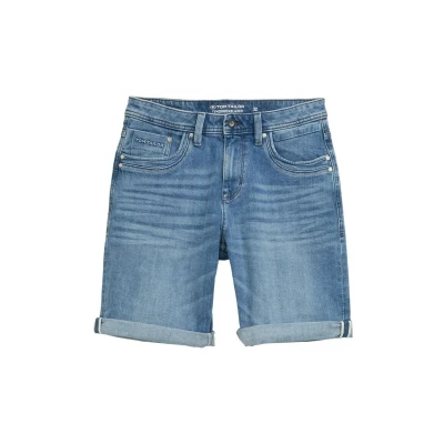 Abbildung von TOM Tailor Morris Jeans Shorts, Herren, Größe: 30, Used mid stone blue denim