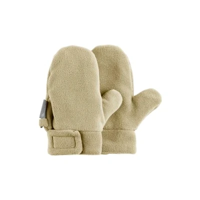 Abbildung von Sterntaler Fäustlinge mit Daumen aus Microfleece Unisex Baby und Kinder Handschuhe Klettverschluss wärmendem Futter beige, 1