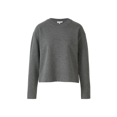Abbildung von s.Oliver Strickpullover, Damen, Größe: 42, Graphit