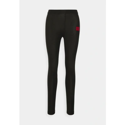 Abbildung von HUGO Leggings Thermal Nachtwäsche Hose, Damen, Größe: XL, Black