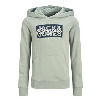 Abbildung von Jack &amp; Jones Junior Kapuzenpullover für Kinder, Größe: 152, Iceberg green