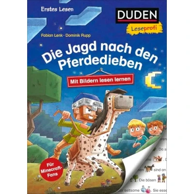 Abbildung von Duden Leseprofi Mit Bildern lesen lernen. Die Jagd nach den Pferdedieben: Kinderbuch für Erstleser ab 4 Jahren