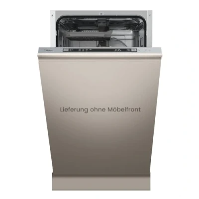 Abbildung von Midea SV 5.14K10C Geschirrspüler Vollintegriert 45cm, 10 Maßgedecke, Spülmaschine Unterbaufähig mit WIFI, 8 Programme, 44 dB, Automatische Türöffnung, 0 24H Startverzögerung, Inox