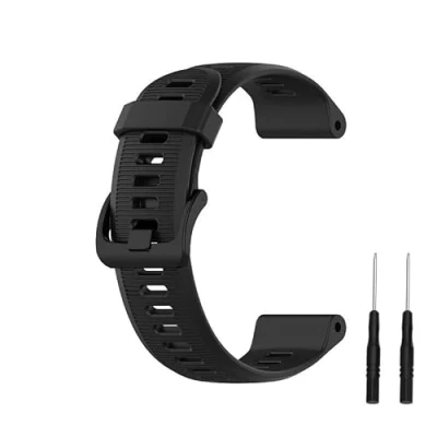 Abbildung von Armband Kompatibel mit Garmin Forerunner 945/935/Fenix 5, Uhrenarmband aus Silikon, Ersatzarmband für 22mm Breite, Weiches, langlebiges Sportarmband