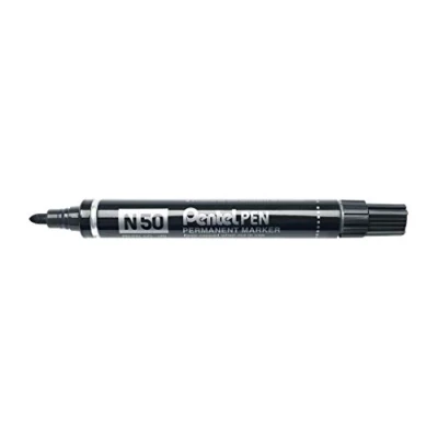Abbildung von Pentel N50 AE Aluminiumgehäuse, 12 Stück schwarz