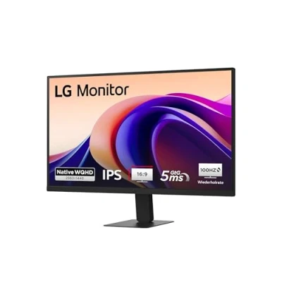 Abbildung von LG, 27zoll, QHD Wide, 68.4cm, 16:9, Super Resolution, 2560 x 1440, 100Hz, 5ms, HDR10, 99% sRGB, 27U631A B.AEUQ Schwarz