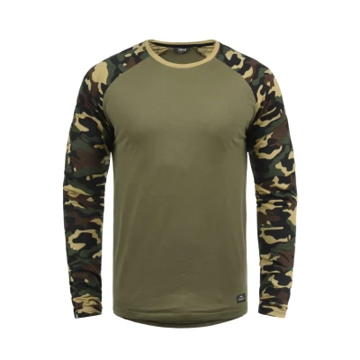 Abbildung von Solid Sdcajus Langarmshirt, Herren, Größe: Large, Dusty olive