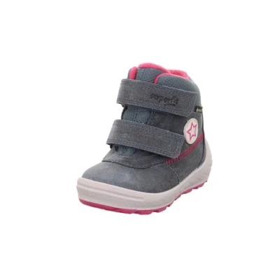Abbildung von Superfit Baby Mädchen GROOVY warm gefütterte Gore Tex Stiefel, BLAU/PINK 8000