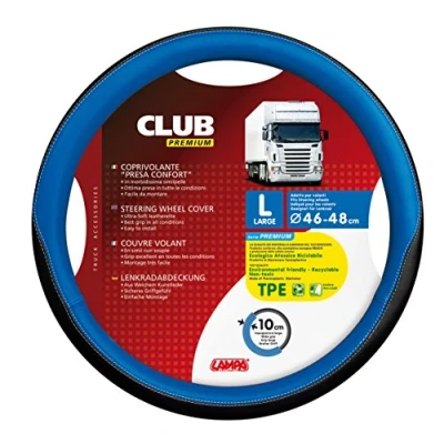 Abbildung von Lampa Club Premium 98907 Lenkradbezug, Blau, L