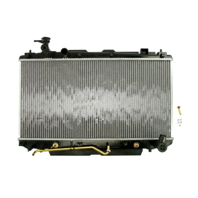 Abbildung von THERMOTEC D72036TT Kühler, Motorkühlung Aluminium, Kunststoff für Fahrzeuge mit/ohne Klimaanlage 375 745 16 Automatikgetriebe Kühlrippen gelötet