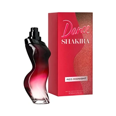 Abbildung von Shakira Perfumes Dance Red Midnight by für Damen Langanhaltend Eleganter, sexy und femininer Duft Süße kräftige Noten Ideal tagsüber 50 ml