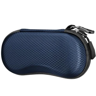 Abbildung von FINTIE Brillenetui Sonnenbrille, EVA Kratzfeste Sonnenbrillen Etui Hardcase mit Karabiner Groß Brillen für Damen Herren Outdoor Sportbrille Fahrradbrille
