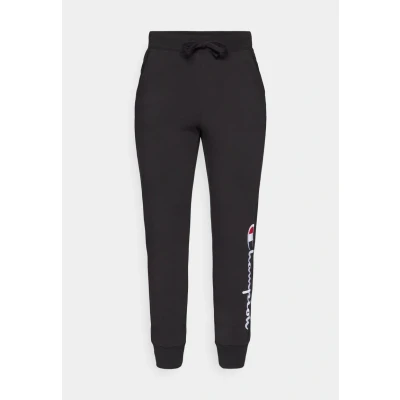 Abbildung von Champion Icons CUFF Pants WITH Large LOGO Jogginghose, Damen, Größe: Small, Black