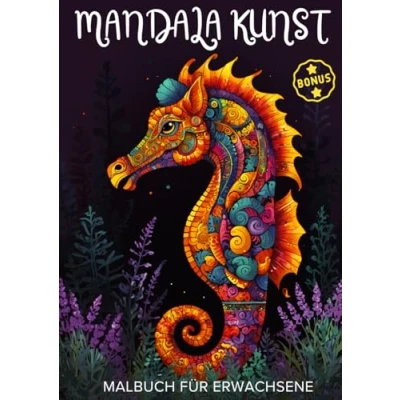 Abbildung von Mandala Kunst Malbuch für Erwachsene mit 70 faszinierende Tiermotiven: Entdecke die Magie der und finde innere Ruhe durch kreativen Ausdruck