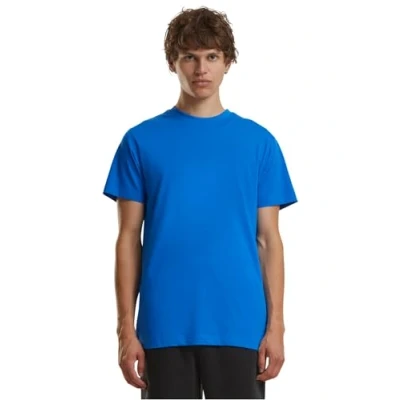 Abbildung von Build Your Brand Men&#039;s BY004 T Shirt Round Neck Shirt, Intenseblue, Large