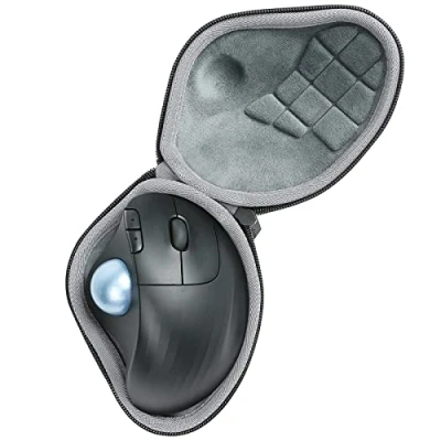 Abbildung von co2CREA Hart Reise Schutz Hülle Etui Tasche für Logitech M570 /M575 Wireless Trackball Maus