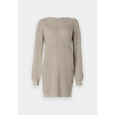 Abbildung von JDY Megan BOAT NOOS Strickkleid, Damen, Größe: Medium, Beige
