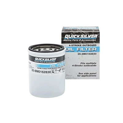 Abbildung von Quicksilver 8M0162830 Ölfilter Mercury und Mariner 4 Takt Außenbordmotoren 25 PS bis 115
