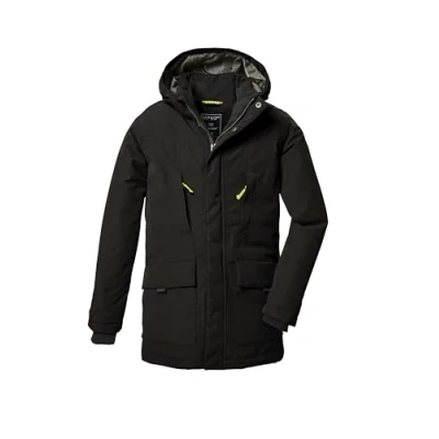 Abbildung von killtec Jungen Funktionsparka/Parka wasserdicht mit Kapuze KOW 378 BYS PRK, schwarz, 164, 42171 000