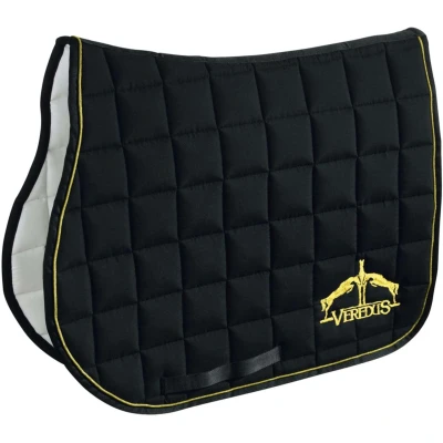 Abbildung von Veredus Schabracke Microfiber Springen Schwarz/Gold One Size