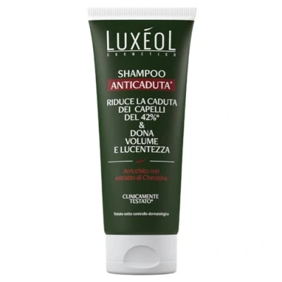 Abbildung von LUXÉOL Champú Anticaída Del Cabello Volumen, Brillo E Hidratación 42% Cabellos En Fase De Caída* Clínicamente Probado* A Base Extracto Queratina Unisex Hecho España 200ml