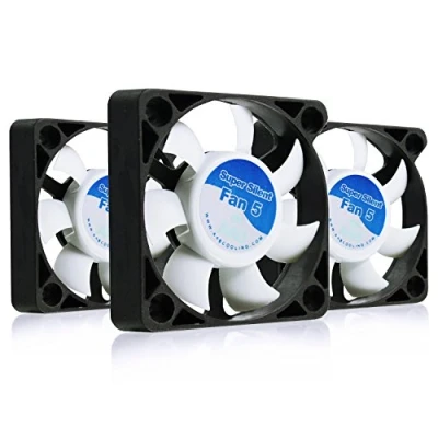Abbildung von AABCOOLING Super Silent Fan 5 Leise und Efizient 50mm Gehäuselüfter mit 4 Anti Vibration Pads Mini Ventilator, 3D Drucker, Cooling Lüfter, Fan, Wentilator Wertpaket 3 Stück