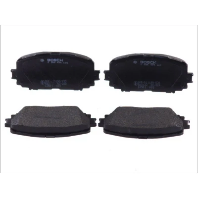Abbildung von BOSCH 0 986 494 196 Bremsbelagsatz Low Metallic mit Anti Quietsch Blech TOYOTA: Yaris III Hatchback, II Hatchback