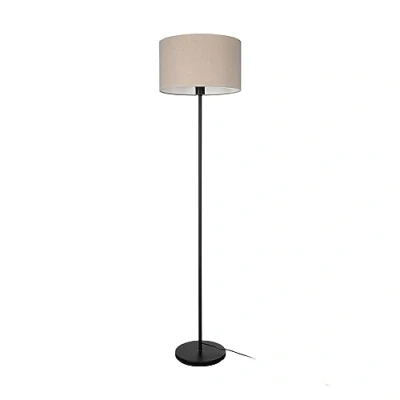 Abbildung von EGLO Stehlampe »FENIGLIA«, 1 flammig, Leuchtmittel E27 ohne Leuchtmittel, Standleuchte, Metall in Schwarz, Leinen Naturfarben, E27, 151 cm