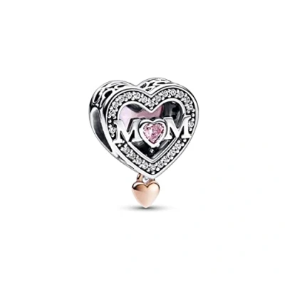 Abbildung von Pandora Moments Damen Charm Mehrfarbig/Roségold/Silber 782653C01