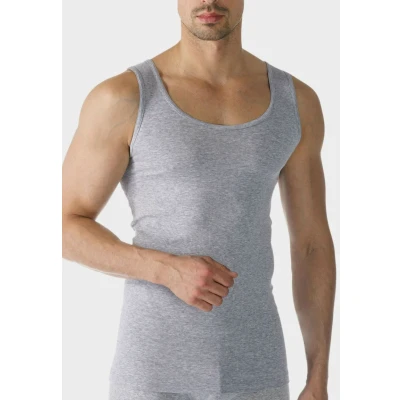 Abbildung von mey Athletic Unterhemd/shirt, Herren, Größe: 48, Light grey melange
