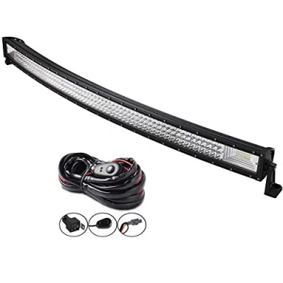 Abbildung von AUXTINGS 106 cm 42 Zoll 540W Dreireihige LED LICHTLEISTE Spot Fahren Nebelscheinwerfer Flutlicht Spotlight 6000K Wasserdicht IP67 Arbeitslicht 12V 24V