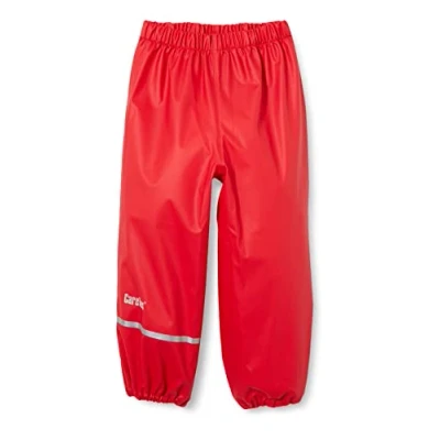 Abbildung von CareTec Jungen Rain Pants Pu W/O Fleece Regenhose, Red (402), 110 EU