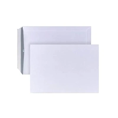 Abbildung von POSTHORN Versandtasche B5 (500 Stück), haftklebende Versandtaschen ohne Fenster, weiße mit grauem Innendruck für Sichtschutz, 250 x 176 mm, 90g/m²