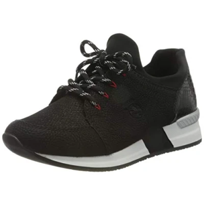 Abbildung von Rieker Damen N7670 Sneaker, Schwarz 00, 41 EU