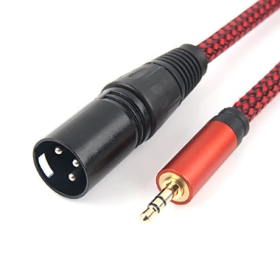 Abbildung von SiYear Unsymmetrischer 3,5 mm Mini Klinkenstecker TRS Stecker auf XLR Stecker, Smartphone Stereo Mischpult, Computer Mikrofonkabel, 3 m