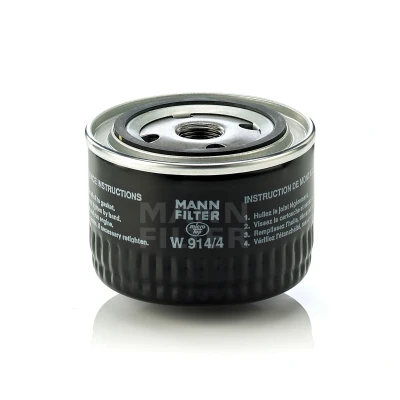 Abbildung von MANN FILTER W 914/4 Ölfilter 3/4 16 UNF Anschraubfilter OPEL: Senator A, B, Omega A Caravan, LADA: Riva Saloon