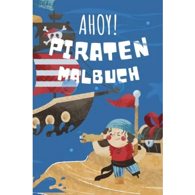 Abbildung von Piraten Malbuch: Ahoi, Piraten! Mein Malbuch mit 56 abenteuerlichen Motiven