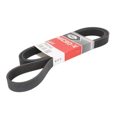 Abbildung von GATES 7PK2163 Keilrippenriemen 2163 7 Polyester, EPDM (Ethylen Propylen Dien Kautschuk) RoadMax Value Line HONDA: FR V